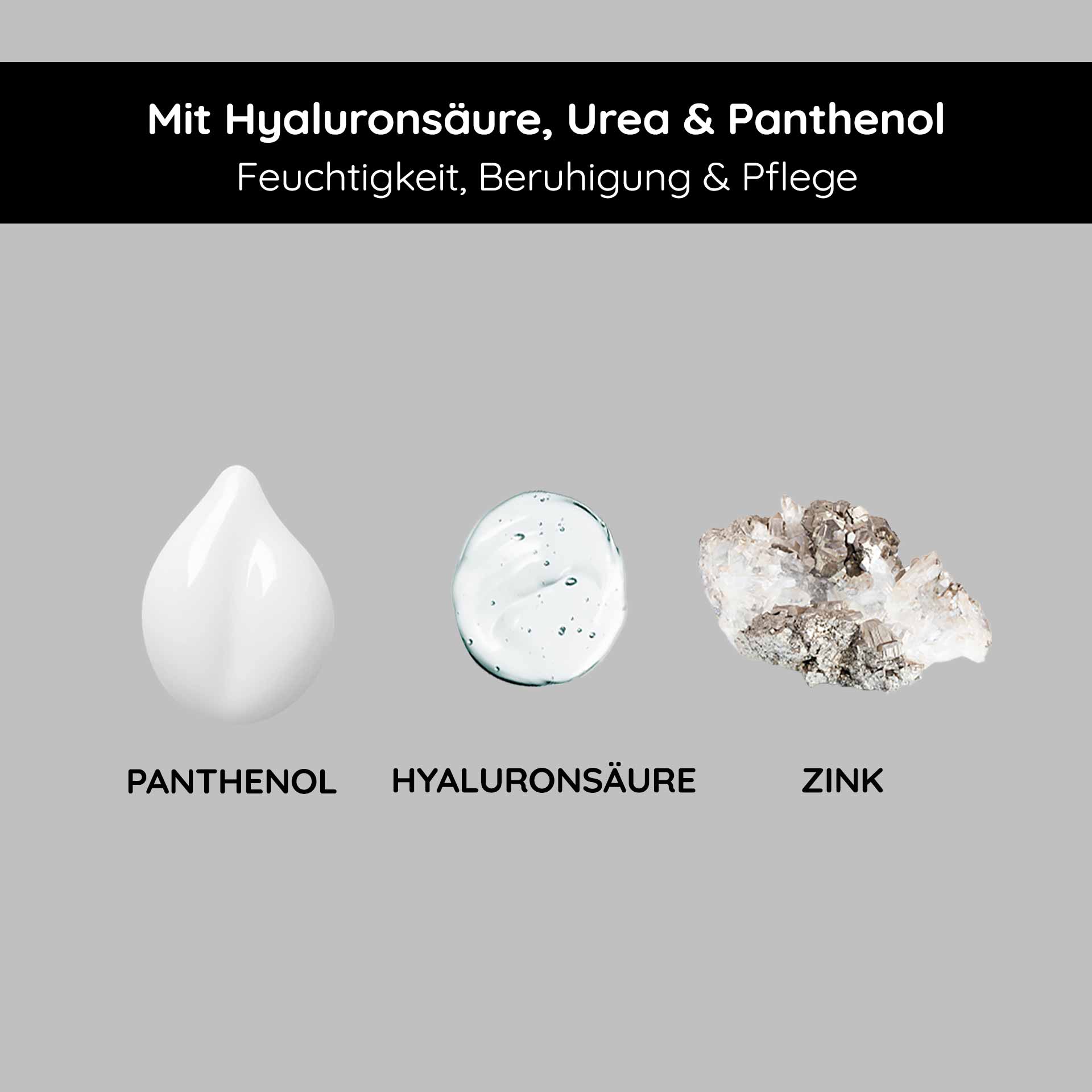 银霜 200 毫升,用于含有微银的不洁皮肤 Mit Hyaluronsäure, Urea und Panthenol, feuchtigkeitsspendende Texturen, beruhigende Eigenschaften, Zink für Hautpflege.