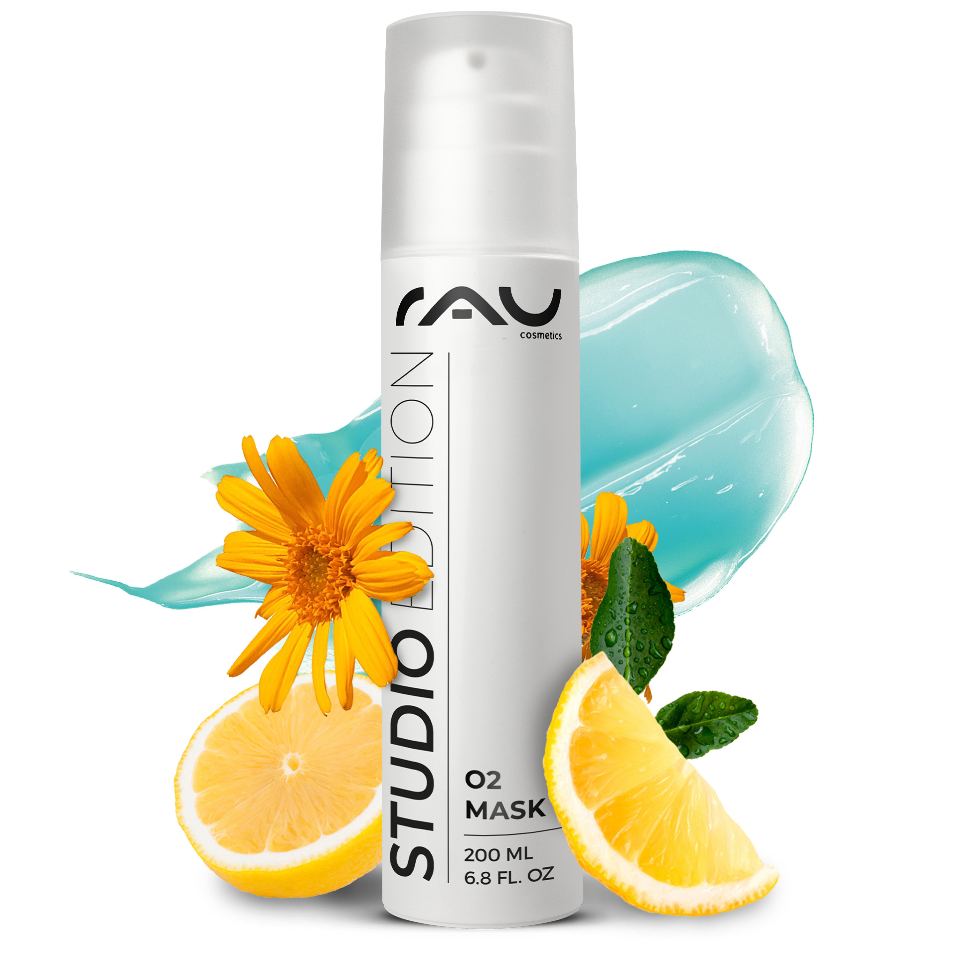 200 毫升含芦荟和银杏的 O2 香熏面膜 Kräuterig, Pflanze, Zitrusfrüchte, Obst, Produzieren