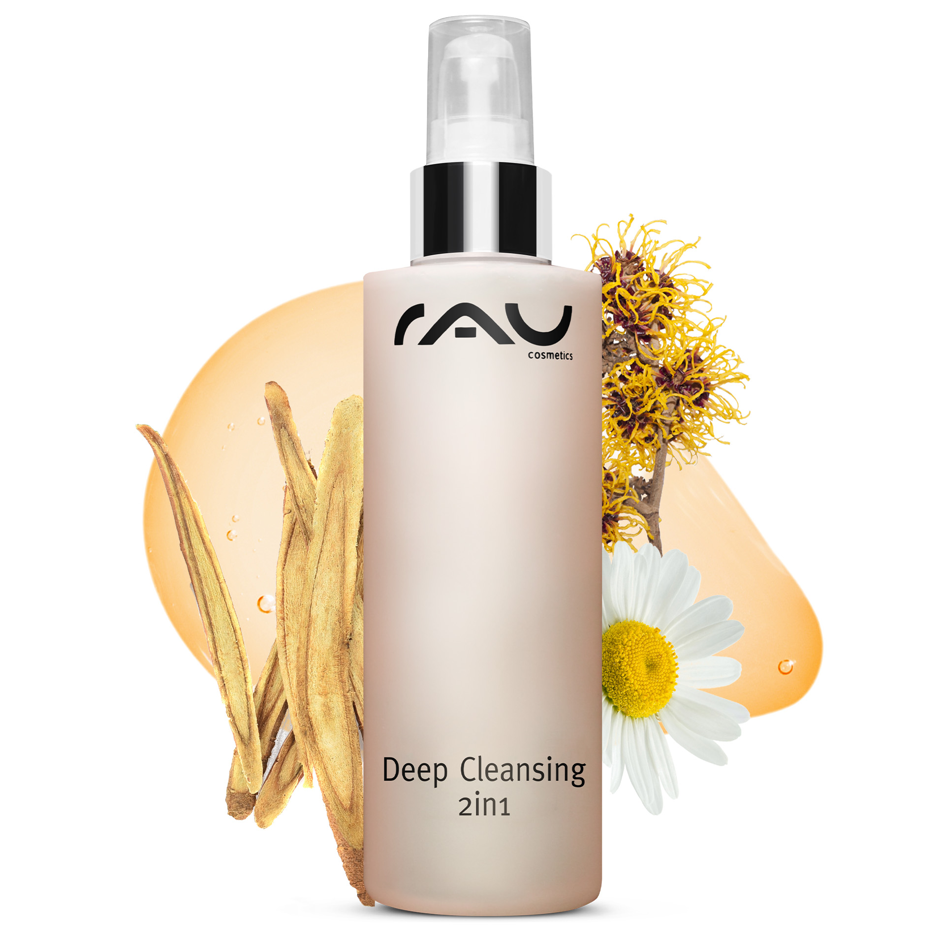 深层清洁二合一爽肤水 200 毫升 二合一爽肤水 Flasche, Kosmetik, Parfüm, Lotion, Gänseblümchen