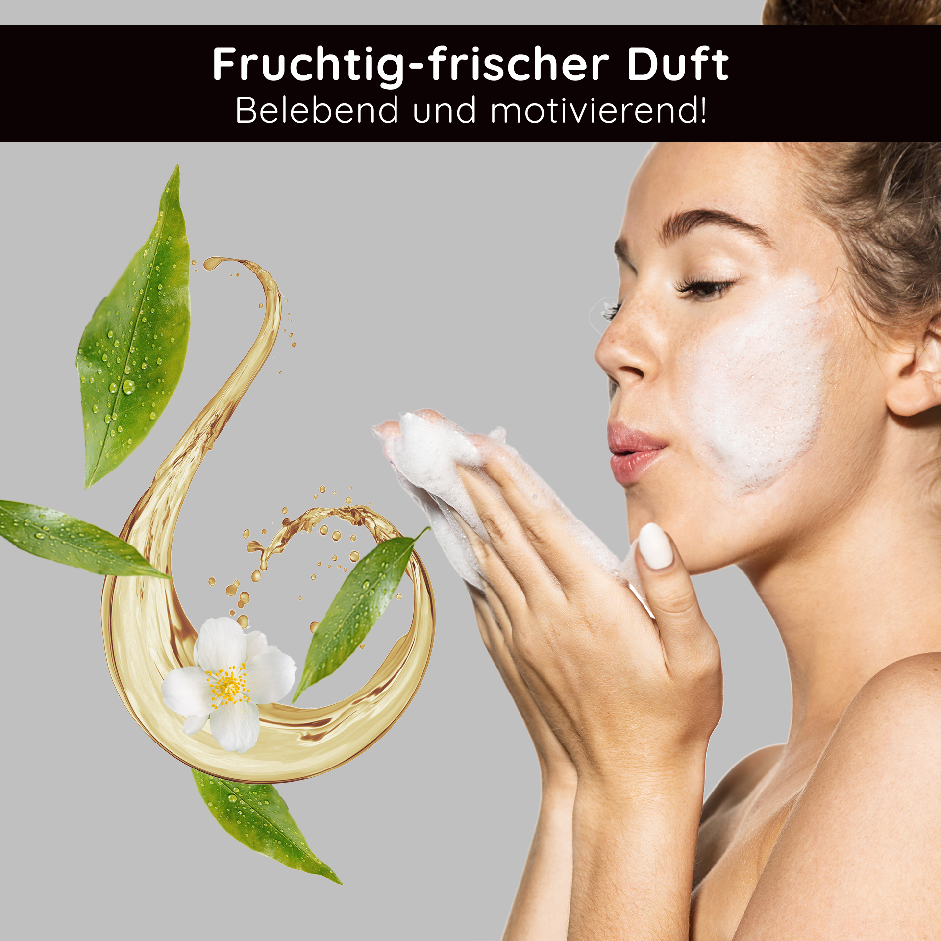 洁面清爽泡沫 200 毫升 洁面泡沫 Erwachsener, Weiblich, Person, Frau, Kopf