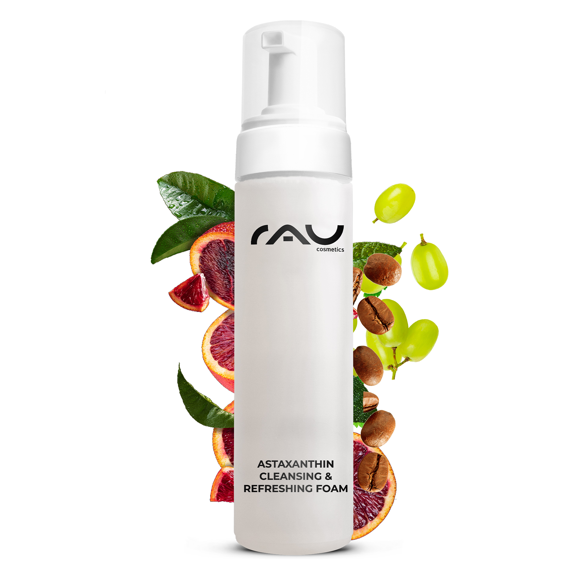 洁面清爽泡沫 200 毫升 洁面泡沫 Obst, Produzieren, Flasche, Zitrusfrucht, Grapefruit